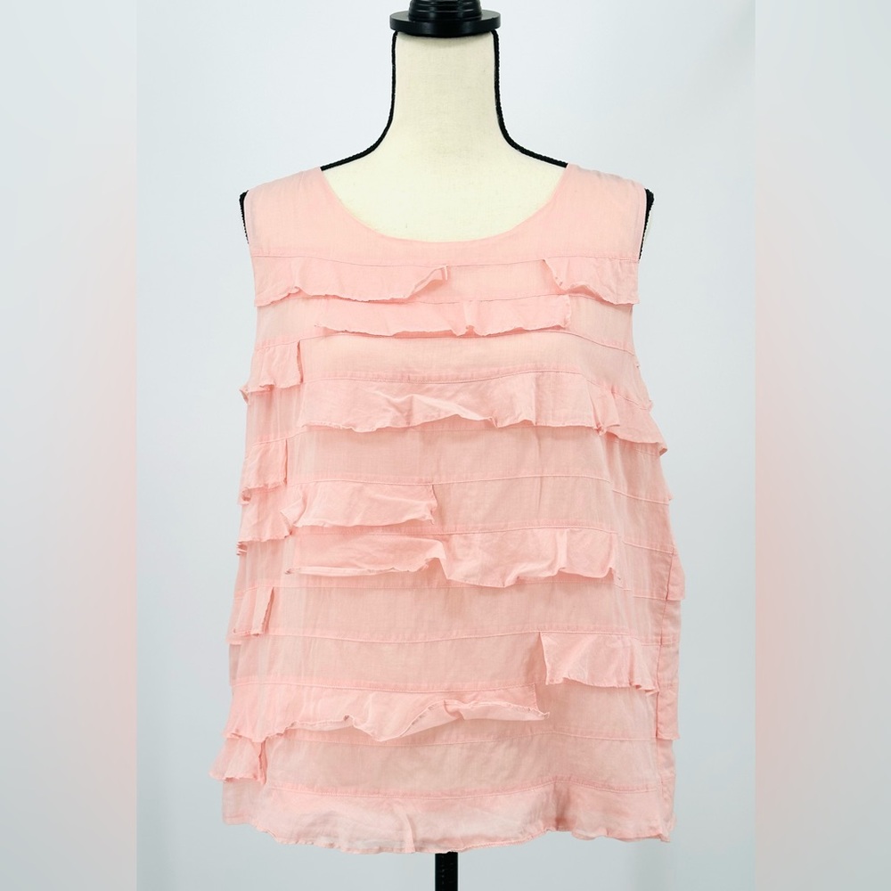 Talbots Light Pink Layered Blouse